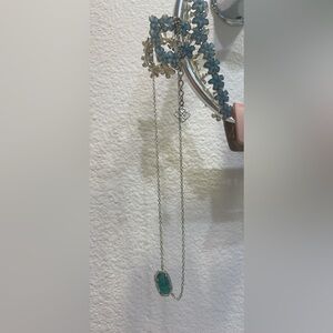 Kendra Scott Green Gem Necklace